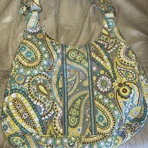 Vera Bradley EUC greens and browns cloth purse!